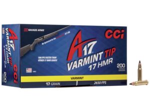 CCI A17 17HMR 17GR Tipped Varmint 200Rd Box