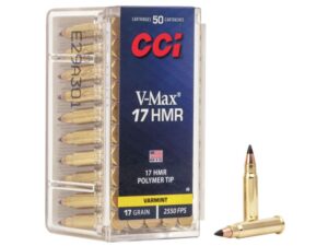 CCI V-Max Polymer Tip 17HMR 17GR 50Rd Box