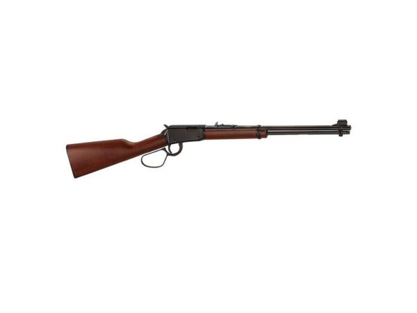 Henry Large Loop 22LR 18.25" Barrel W/ Adjustable Rear-Hooded Front Sights 15+1 Walnut Stock/Blued H001LL