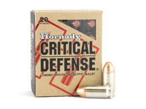 Hornady Critical Defense 45ACP 185 Grain FTX 20Rd 90900