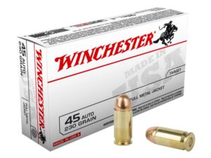 Winchester USA 45ACP 230 Grain FMJ 50Rd Q4170
