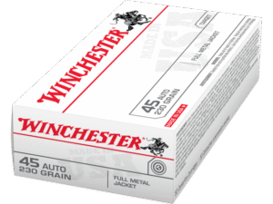 Winchester USA 45ACP 230 Grain FMJ 50Rd Q4170